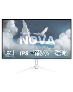 AROZZI NOVA herní monitor 27" 27T2K260 White/ LED/ 2560x1440/ 260Hz/ IPS/ 1000:1/ 1ms/ 2xHDMI/ 2xDP/ bílý