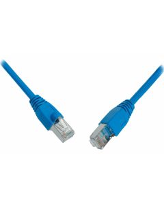 Solarix Kabel Patch SFTP C5E  PVC 10m modrý snag-proof C5E-315BU-10MB
