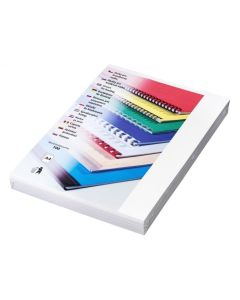 EUROSUPPLIES vazací desky (kryt) Chromo/ formát A4/ bílý/ 100 pack
