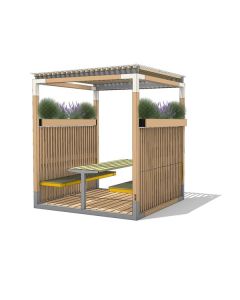 Pergola Leva Talker Set - s květináči