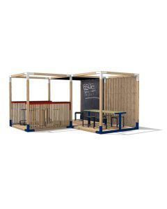 Pergola Leva Meeter Plus Set - s tabulí