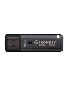 Kingston IronKey Locker+ 50 G2/128GB/USB 3.2 Gen 1 (5Gb/s)/USB-A/Černá