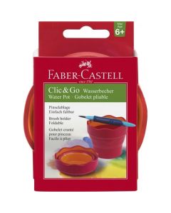 Kalíšek na vodu Faber-Castell, červený