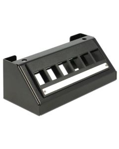 Delock Keystone Multimediální panel 6 portů černý