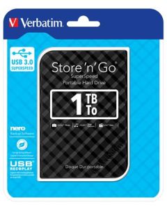 VERBATIM Store´n´ Go 2,5" GEN2 1TB USB 3.0 černý