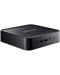Viewsonic Chromebox, Intel Celeron 5205U, Chrome OS, 64GB ROM/8GB RAM,HDMI-out x2, uSD card x1,RJ45 x1, USB black