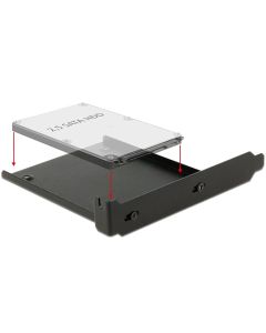 Delock instalační rámeček pro 1 x 2.5" HDD do PC slotu. 