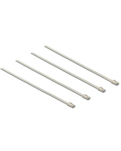 Delock dvacet kusů stahovacích pásků z nerezové oceli L 200 x W 4.6 mm