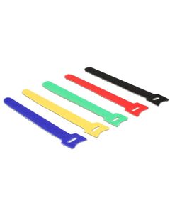 Delock Vázací pásky na suchý zip barevné D 150 x Š 12 mm 10 ks