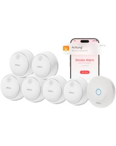 Imou chytrý detektor kouře ZSM1 kit6/ alarm + 6x detektor/ bílý