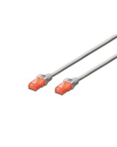 Digitus Ecoline Patch Cable, UTP, CAT 6e, AWG 26/7, šedý 10m, 1ks