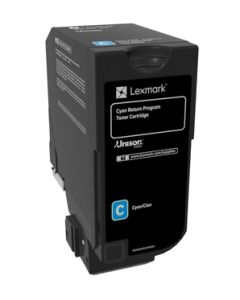 Lexmark CX725 Cyan High Yield Return Programme Toner Cartridge - 16 000 stran