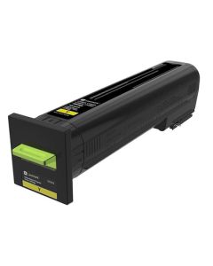 Lexmark CS820, CX82x, CX860 Yellow Return Programme Toner Cartridge - 8 000 stran