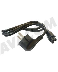 AVACOM Napájecí kabel pro notebookové zdroje trojpinový (trojlístek) 1,8m