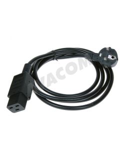 AVACOM Napájecí síťový kabel pro UPS a servery, PC 230V 16A (F), 2m  C19