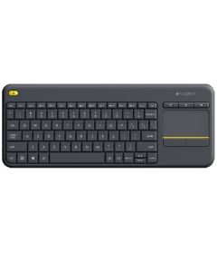 Logitech K400 plus/Bezdrátová USB/US layout/Černá