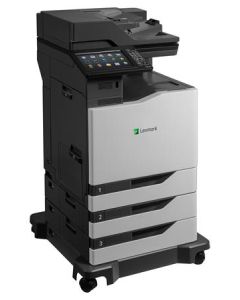 Lexmark CX825dte color laser MFP, 52/52ppm, síť, duplex, dotykový LCD, DADF, fax, HDD + 2x zásobník 