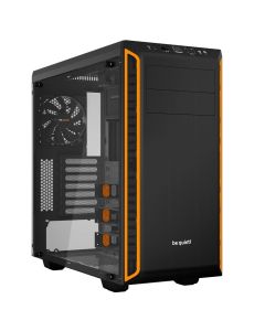 Be quiet! skříň PURE BASE 600 Window / MidT / průhledná bočnice / bez zdroje / 2xUSB 3.0 / černo-oranžová