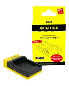 PATONA nabíječka Foto Panasonic DMW-BCF10E slim, USB-C
