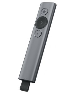 Logitech prezentér SPOTLIGHT/ bezdrátový/ Bluetooth/ šedý
