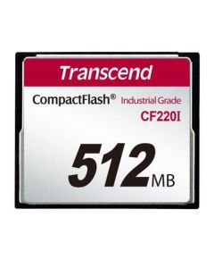 Transcend 512MB INDUSTRIAL TEMP CF220I CF CARD (SLC) Fixed disk and UDMA5