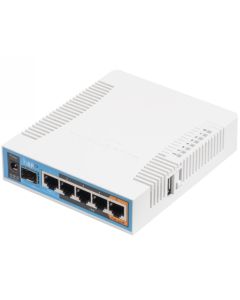MikroTik RB962UiGS-5HacT2HnT, hAP ac, 5x LAN, 2.4+5Ghz, 802.11b/g/n/ac, ROSL4, USB, 1x SFP
