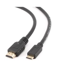 GEMBIRD Kabel HDMI-HDMI mini 1,8m, 1.4, M/M stíněný, zlacené kontakty, černý
