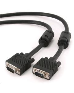 GEMBIRD Kabel prodlouž mon 15M/15F VGA  3m stíněný extra, ferrity, BLACK