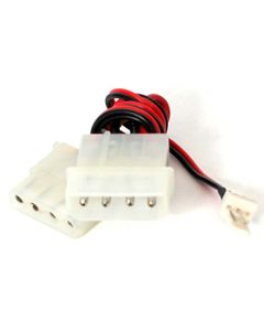 GEMBIRD Kabel rozdvojka nap 1x 5,25 na 5,25 + 3pin fan