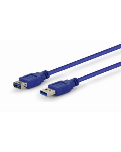 GEMBIRD Kabel USB A-A 3m 3.0 prodlužovací, modrý