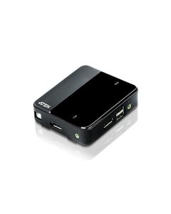 ATEN KVM switch CS782DP, 2-Port USB DisplayPort KVM Switch4K UHD Supported , audio
