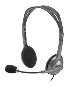 Logitech náhlavní souprava Headset H111, černá