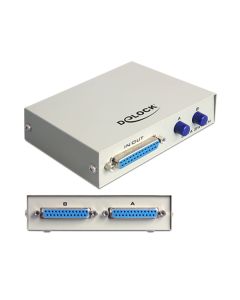 Delock Paralelní Switch Sub-D 25 pinů 2-portový manuální
