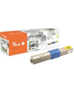 PEACH kompatibilní toner OKI 44469704, žlutá, 2000 výnos