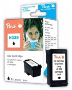 PEACH kompatibilní cartridge HP C8767E No.339, Black, 26 ml