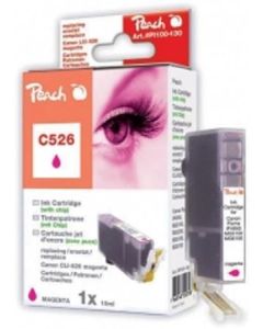 PEACH kompatibilní cartridge Canon CLI-526M, Magenta, 10 ml