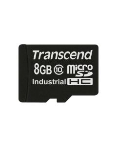 Transcend 8GB microSDHC (Class 10) MLC průmyslová paměťová karta (bez adaptéru), 20MB/s R, 18MB/s W, tray