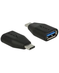 Delock Adaptér SuperSpeed USB 10 Gbps (USB 3.1 Gen 2) USB Type-C™ samec > Typ-A samice