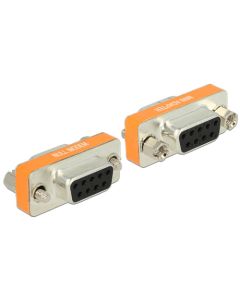 Delock adaptér Null Modem Sub-D 9 pin samice / samice