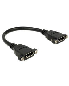 Delock kabel Displayport 1.1 samice montážní > Displayport samice montážní 25 cm