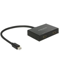 Delock Displayport 1.2 Splitter 1 x mini Displayport >2 x HDMI out 4K 87696 Delock Displayport 1.2 Splitter 1 x mini Displayport >