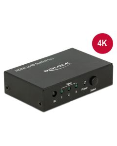 Delock HDMI UHD Switch 3 x HDMI in >1 x HDMI out 4K 18683 Delock HDMI UHD Switch 3 x HDMI in >1 x HDMI out 4K
