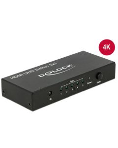 Delock HDMI UHD Switch 5 x HDMI in >1 x HDMI out 4K 18685 Delock HDMI UHD Switch 5 x HDMI in >1 x HDMI out 4K