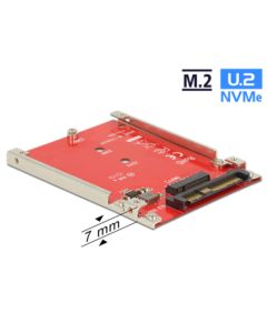 Delock 2.5” Převodník U.2 SFF-8639 > M.2 NVMe Key M - 7 mm