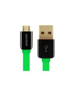 AVACOM MIC-40G kabel USB - Micro USB, 40cm, zelená