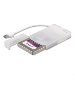 i-Tec MySafe Easy externí case pro 2,5" SATA I/II/III SSD, USB3.0, White - bez HDD