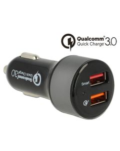 Navilock Autonabíječka 2 x USB Type-A s Qualcomm® Quick Charge™ 3.0