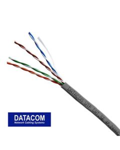DATACOM UTP flex, Cat.5e PVC,šedý, 100m, lanko