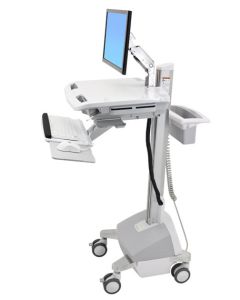 ERGOTRON StyleView® Cart with LCD Arm, Powered, pojízdný vozík s napájením, rameno pro LCD,  kláv.