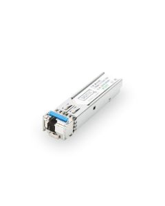 1.25 Gbps BiDi WDM SFP Module, Up to 20km  with DDM support, Singlemode, LC Simplex Connector 1000Base-LX, Tx1310nm/Rx1550nm